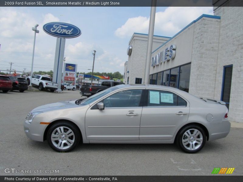 Smokestone Metallic / Medium Light Stone 2009 Ford Fusion SEL