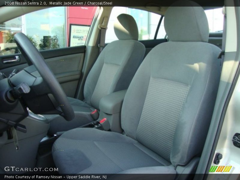 Metallic Jade Green / Charcoal/Steel 2008 Nissan Sentra 2.0