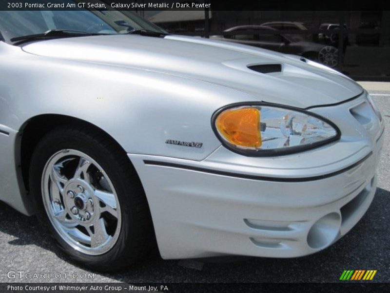Galaxy Silver Metallic / Dark Pewter 2003 Pontiac Grand Am GT Sedan