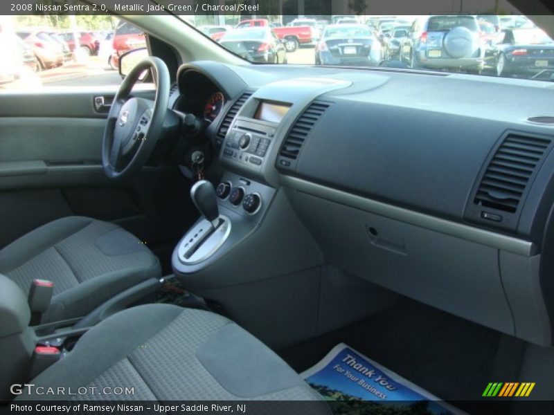 Metallic Jade Green / Charcoal/Steel 2008 Nissan Sentra 2.0