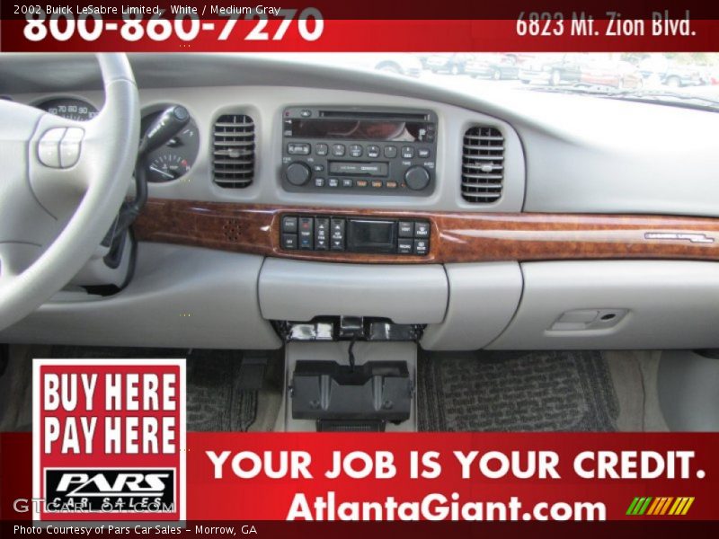 White / Medium Gray 2002 Buick LeSabre Limited