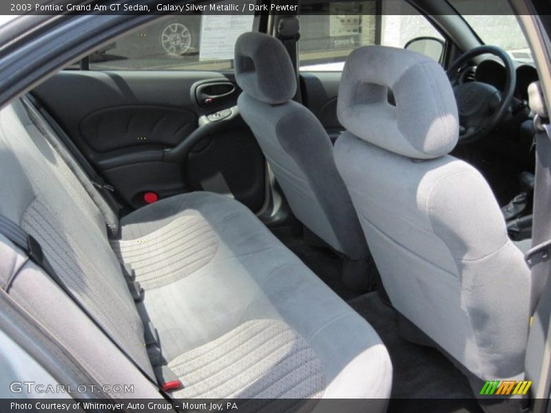 Galaxy Silver Metallic / Dark Pewter 2003 Pontiac Grand Am GT Sedan