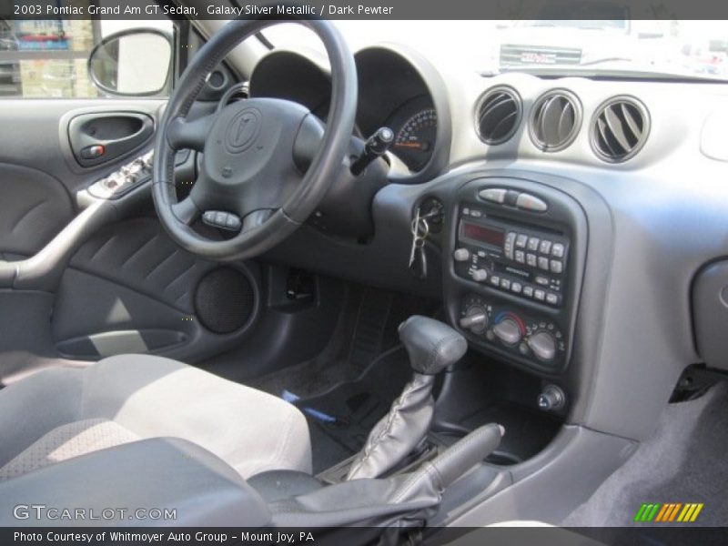 Galaxy Silver Metallic / Dark Pewter 2003 Pontiac Grand Am GT Sedan