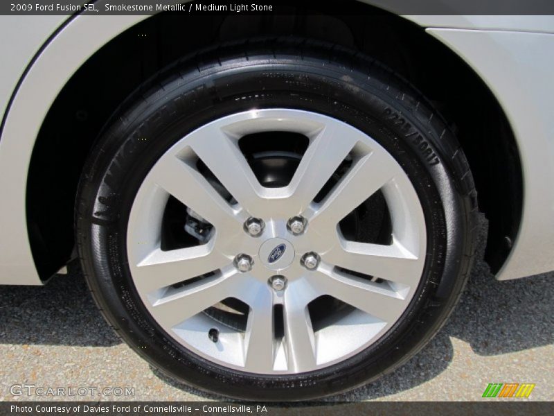 Smokestone Metallic / Medium Light Stone 2009 Ford Fusion SEL