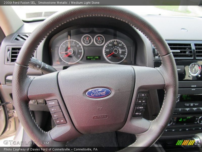 Smokestone Metallic / Medium Light Stone 2009 Ford Fusion SEL