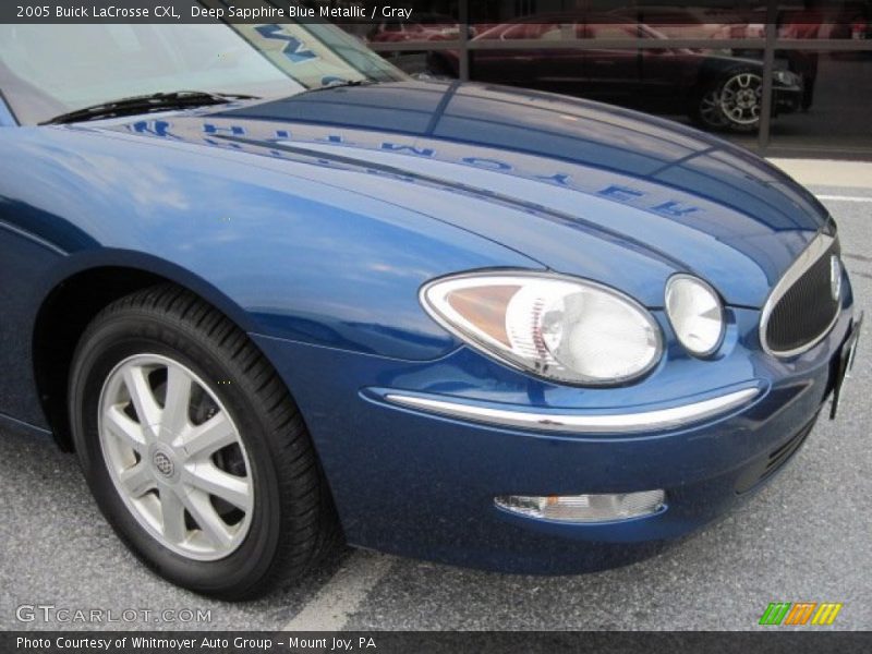 Deep Sapphire Blue Metallic / Gray 2005 Buick LaCrosse CXL