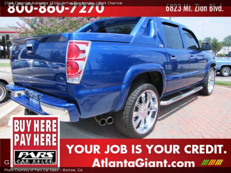 Arrival Blue Metallic / Dark Charcoal 2004 Chevrolet Avalanche 1500