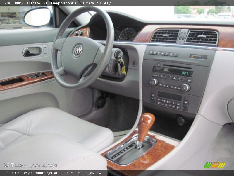 Deep Sapphire Blue Metallic / Gray 2005 Buick LaCrosse CXL