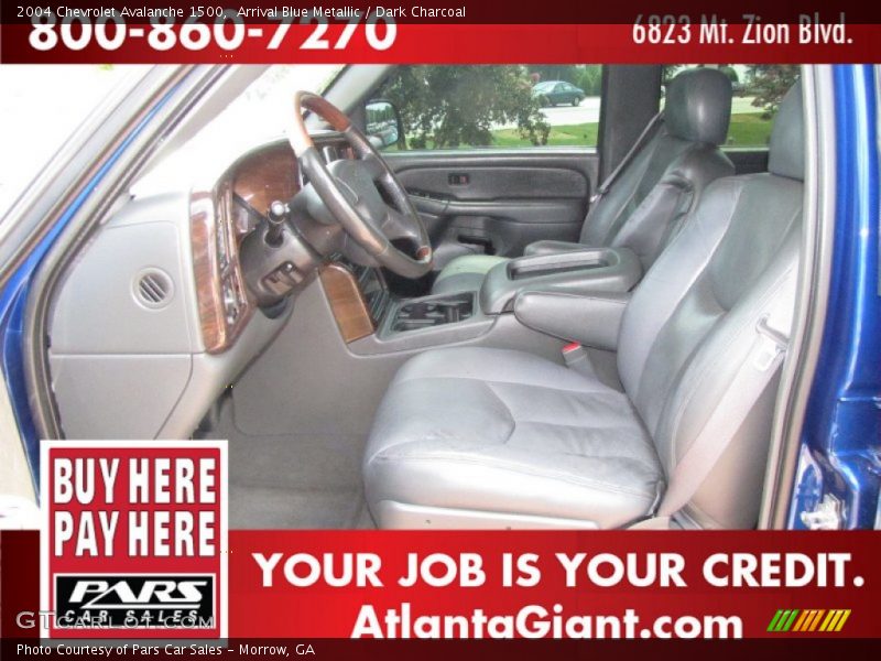 Arrival Blue Metallic / Dark Charcoal 2004 Chevrolet Avalanche 1500