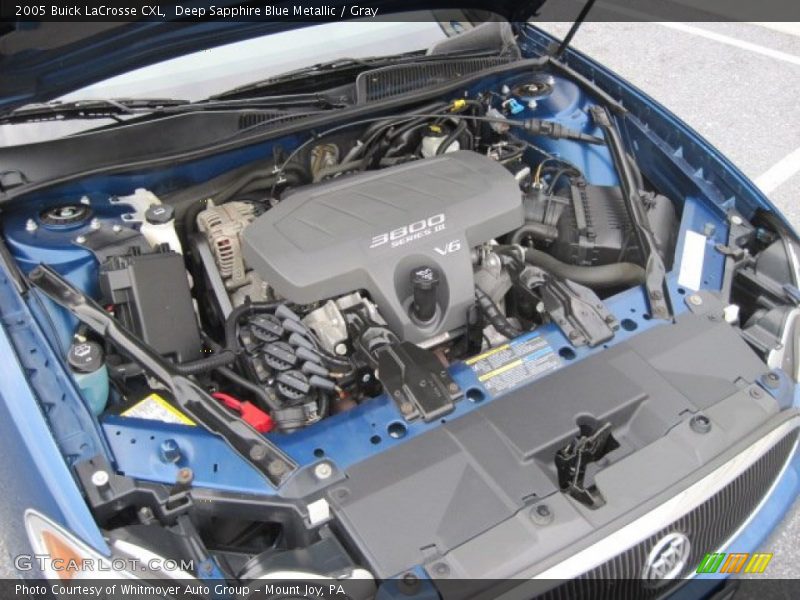 Deep Sapphire Blue Metallic / Gray 2005 Buick LaCrosse CXL