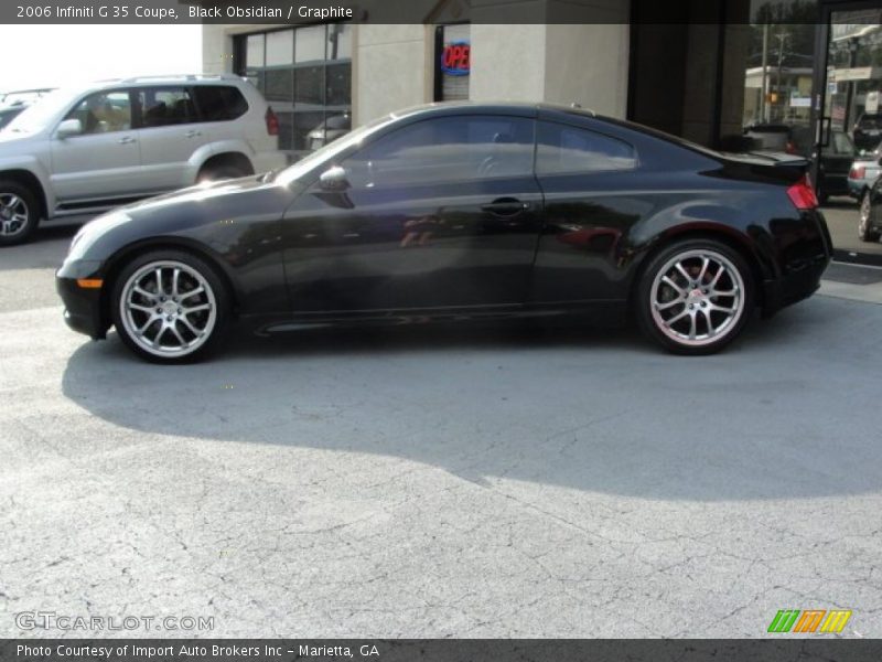 Black Obsidian / Graphite 2006 Infiniti G 35 Coupe