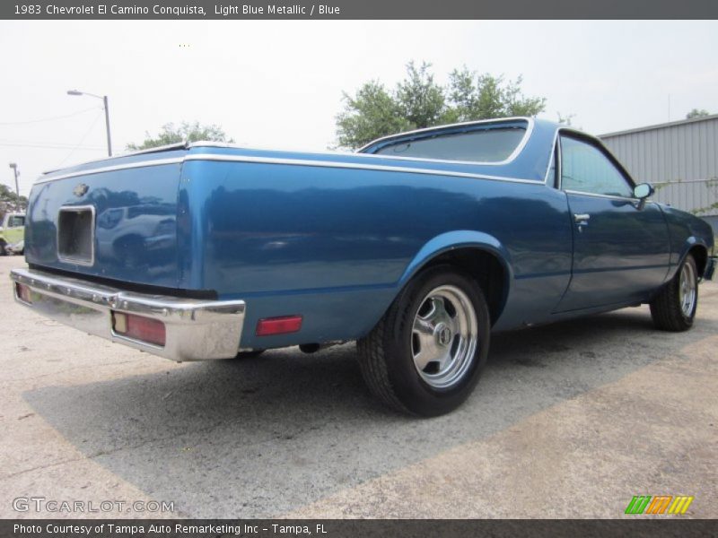 Light Blue Metallic / Blue 1983 Chevrolet El Camino Conquista