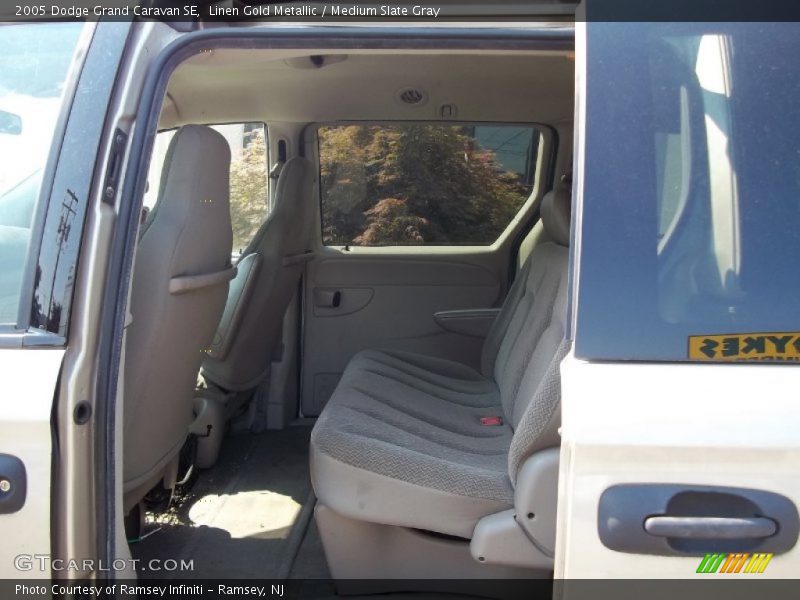 Linen Gold Metallic / Medium Slate Gray 2005 Dodge Grand Caravan SE