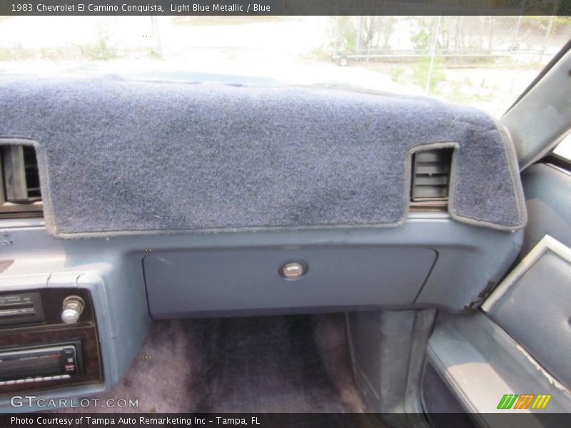 Light Blue Metallic / Blue 1983 Chevrolet El Camino Conquista