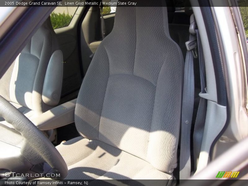 Linen Gold Metallic / Medium Slate Gray 2005 Dodge Grand Caravan SE