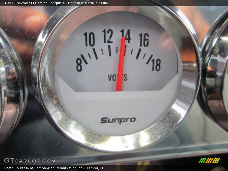 Light Blue Metallic / Blue 1983 Chevrolet El Camino Conquista