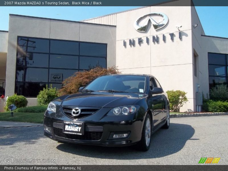 Black Mica / Black 2007 Mazda MAZDA3 s Touring Sedan