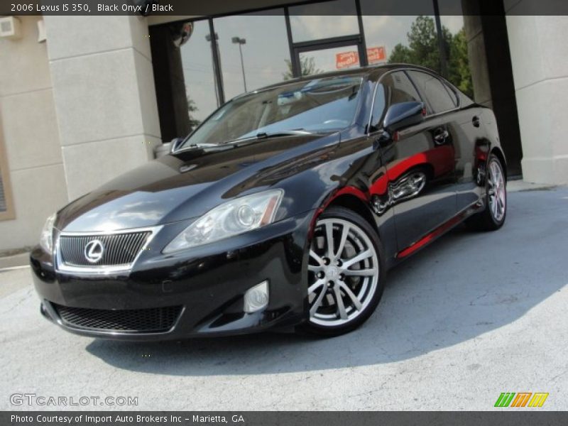 Black Onyx / Black 2006 Lexus IS 350
