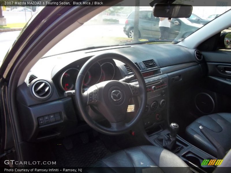 Black Mica / Black 2007 Mazda MAZDA3 s Touring Sedan