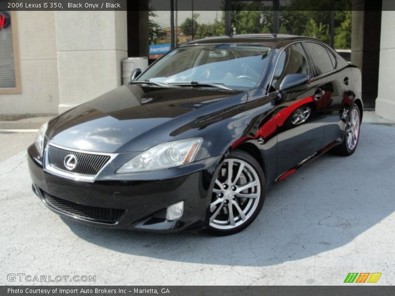 Black Onyx / Black 2006 Lexus IS 350