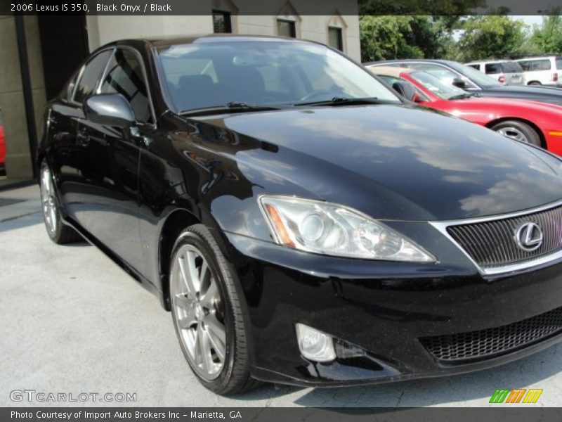 Black Onyx / Black 2006 Lexus IS 350