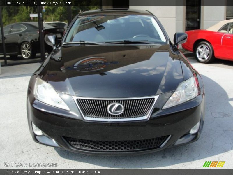 Black Onyx / Black 2006 Lexus IS 350