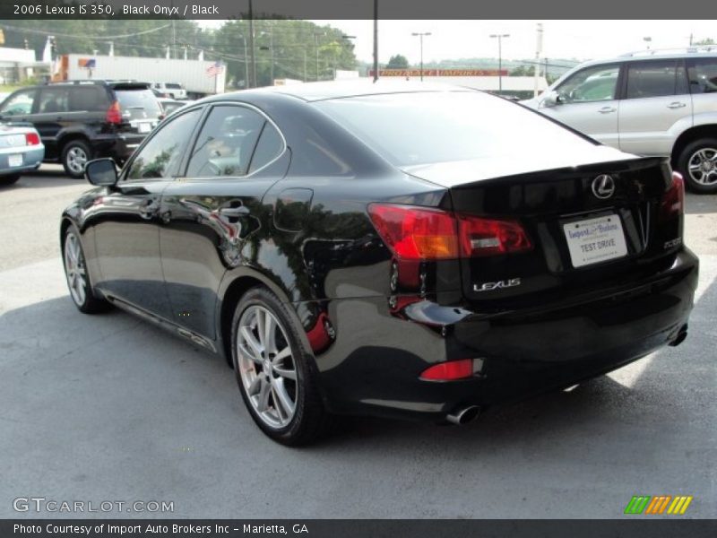 Black Onyx / Black 2006 Lexus IS 350