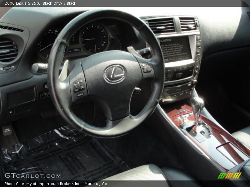 Black Onyx / Black 2006 Lexus IS 350