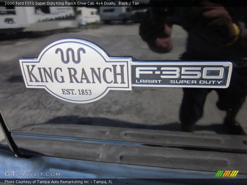 Black / Tan 2006 Ford F350 Super Duty King Ranch Crew Cab 4x4 Dually