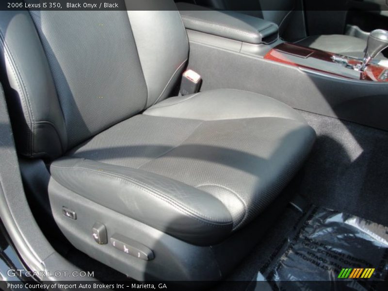 Black Onyx / Black 2006 Lexus IS 350