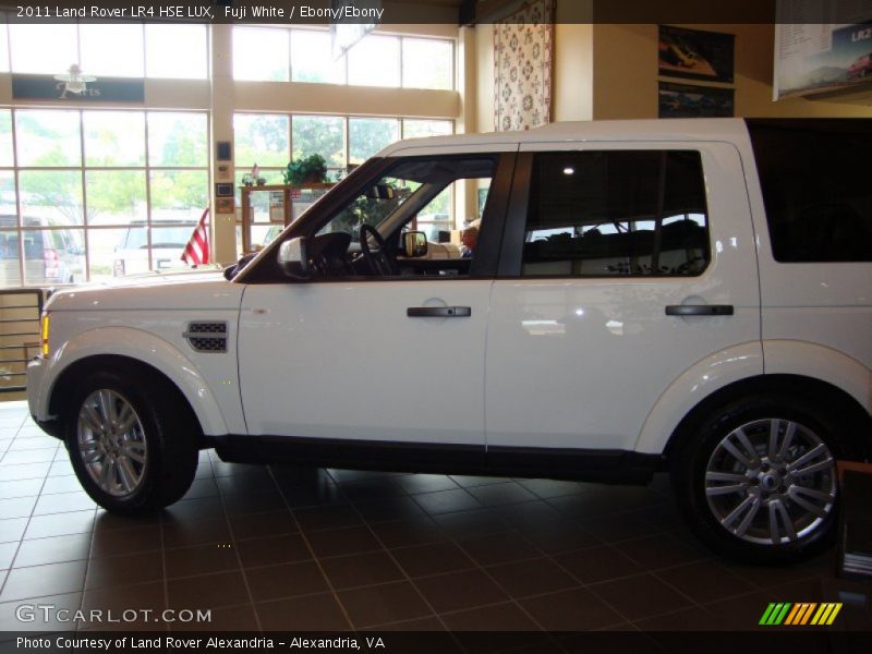 Fuji White / Ebony/Ebony 2011 Land Rover LR4 HSE LUX
