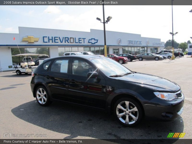 Obsidian Black Pearl / Carbon Black 2008 Subaru Impreza Outback Sport Wagon