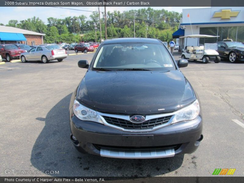 Obsidian Black Pearl / Carbon Black 2008 Subaru Impreza Outback Sport Wagon
