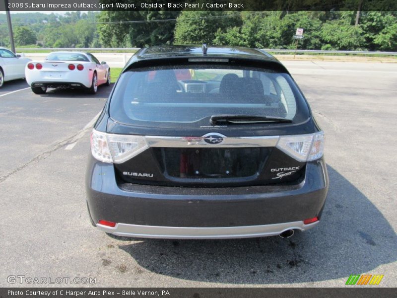 Obsidian Black Pearl / Carbon Black 2008 Subaru Impreza Outback Sport Wagon