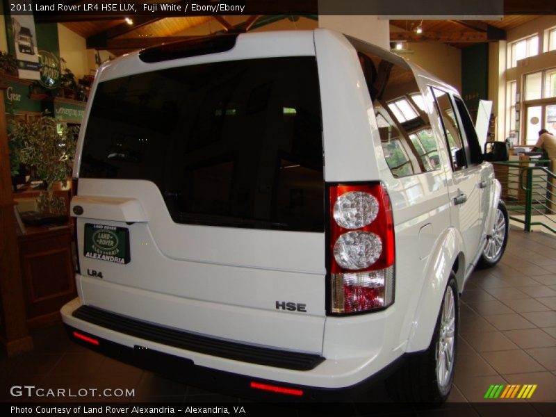 Fuji White / Ebony/Ebony 2011 Land Rover LR4 HSE LUX