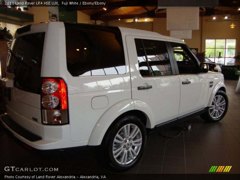 Fuji White / Ebony/Ebony 2011 Land Rover LR4 HSE LUX