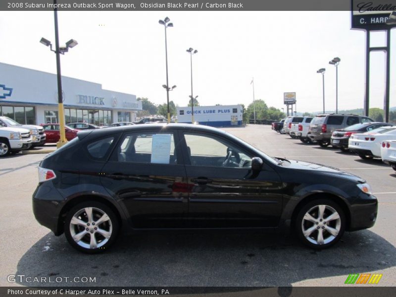 Obsidian Black Pearl / Carbon Black 2008 Subaru Impreza Outback Sport Wagon