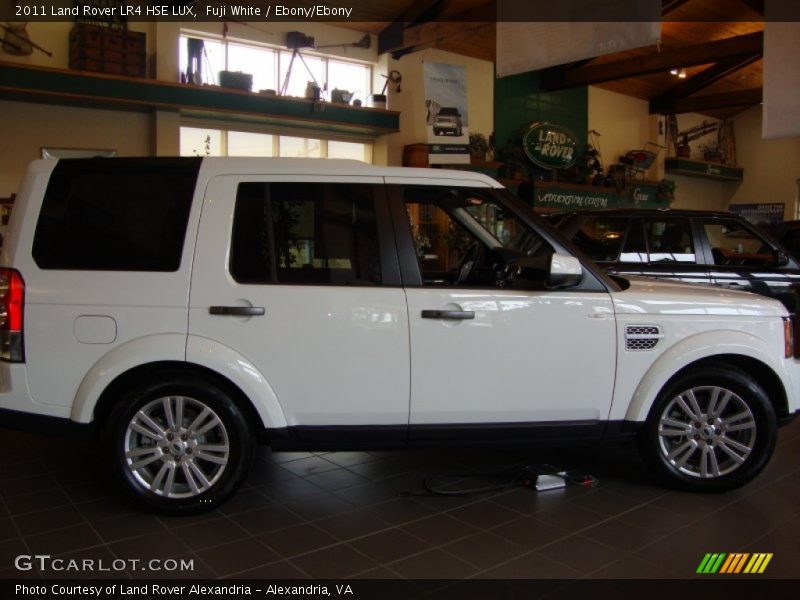 Fuji White / Ebony/Ebony 2011 Land Rover LR4 HSE LUX