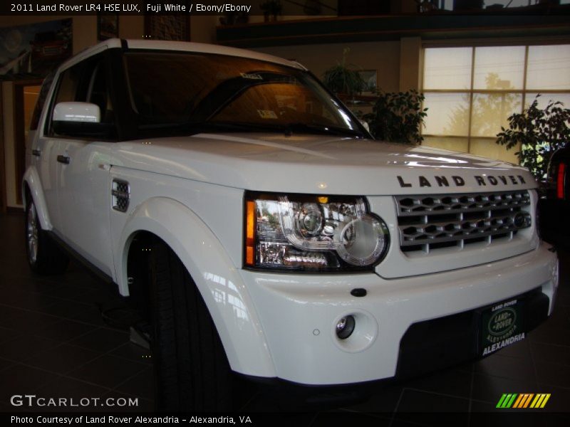 Fuji White / Ebony/Ebony 2011 Land Rover LR4 HSE LUX