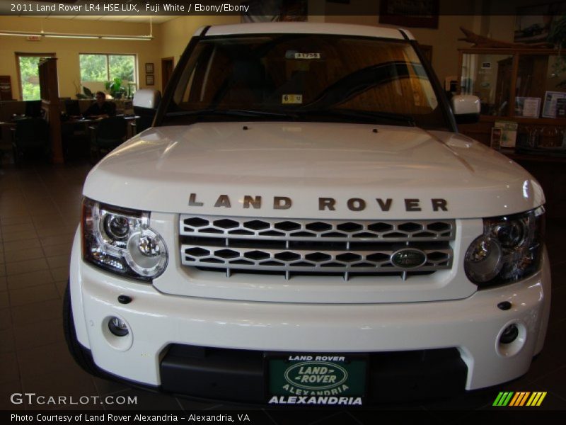 Fuji White / Ebony/Ebony 2011 Land Rover LR4 HSE LUX