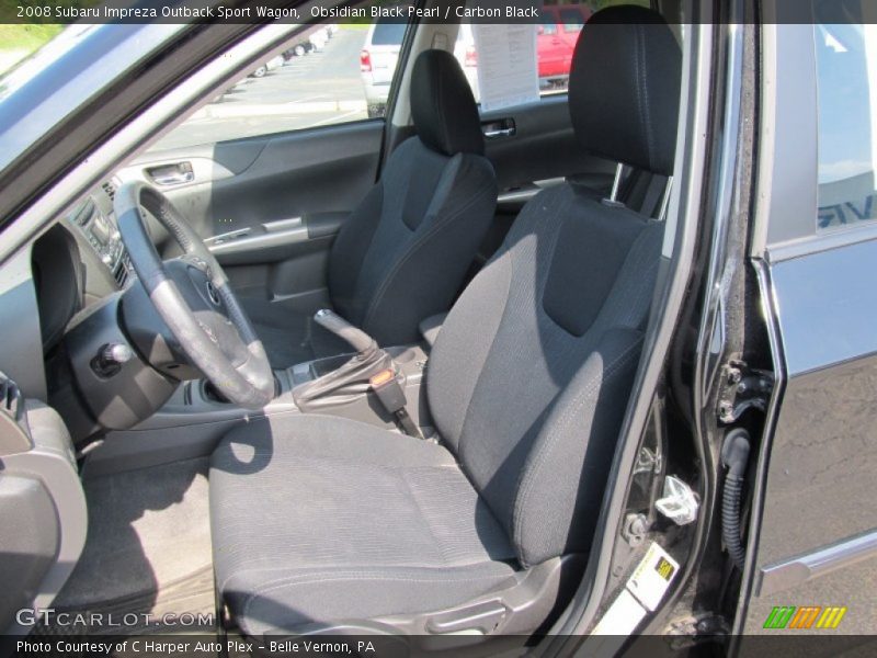 Obsidian Black Pearl / Carbon Black 2008 Subaru Impreza Outback Sport Wagon
