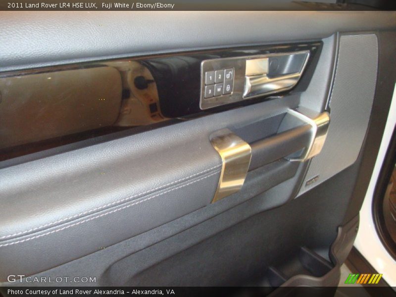 Fuji White / Ebony/Ebony 2011 Land Rover LR4 HSE LUX
