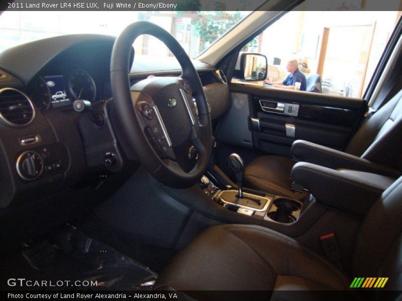 Fuji White / Ebony/Ebony 2011 Land Rover LR4 HSE LUX