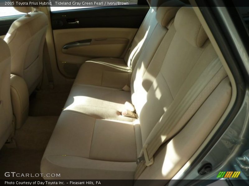 Tideland Gray Green Pearl / Ivory/Brown 2005 Toyota Prius Hybrid
