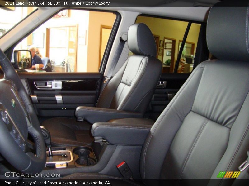 Fuji White / Ebony/Ebony 2011 Land Rover LR4 HSE LUX