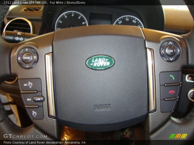 Fuji White / Ebony/Ebony 2011 Land Rover LR4 HSE LUX