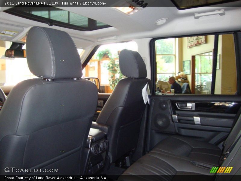 Fuji White / Ebony/Ebony 2011 Land Rover LR4 HSE LUX