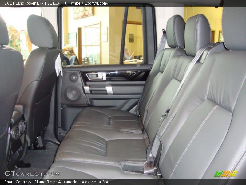 Fuji White / Ebony/Ebony 2011 Land Rover LR4 HSE LUX