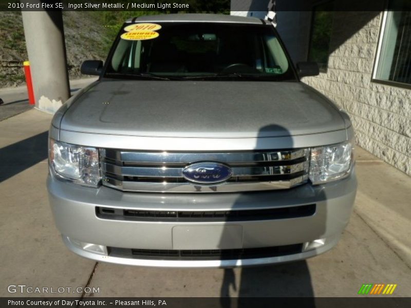 Ingot Silver Metallic / Medium Light Stone 2010 Ford Flex SE