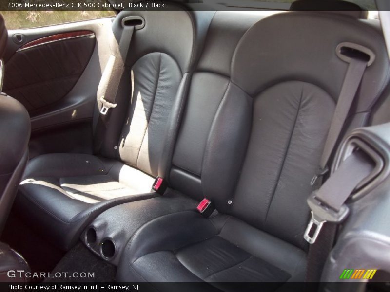 Black / Black 2006 Mercedes-Benz CLK 500 Cabriolet